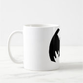 Bat Black The MUSEUM Zazzle Geschenke Kaffeetasse (Links)