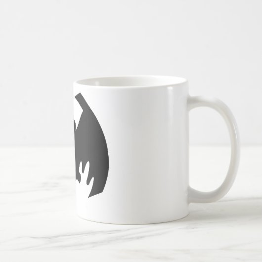 Bat Black The MUSEUM Zazzle Geschenke Kaffeetasse (Rechts)