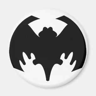 Bat Black The MUSEUM Zazzle Geschenke Magnet