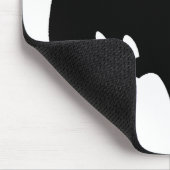 Bat Black The MUSEUM Zazzle Geschenke Mousepad (Ecke)