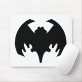 Bat Black The MUSEUM Zazzle Geschenke Mousepad (Mit Mouse)