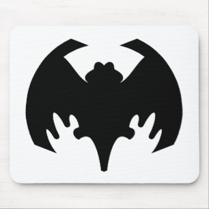 Bat Black The MUSEUM Zazzle Geschenke Mousepad