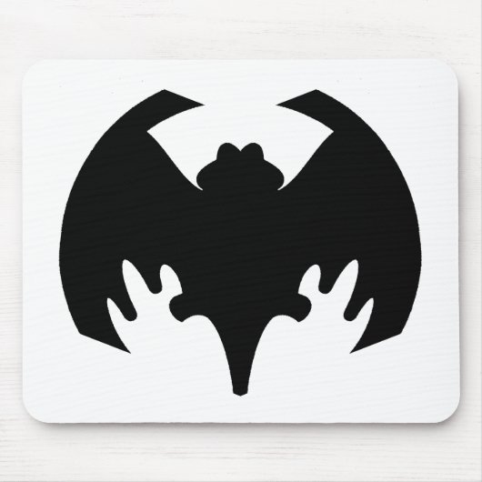 Bat Black The MUSEUM Zazzle Geschenke Mousepad (Vorne)