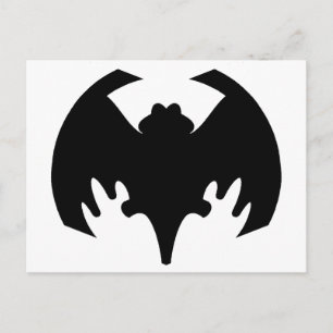 Bat Black The MUSEUM Zazzle Geschenke Postkarte