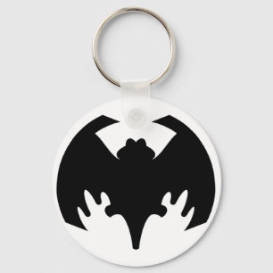Bat Black The MUSEUM Zazzle Geschenke Schlüsselanhänger