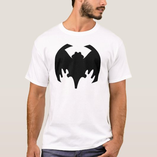 Bat Black The MUSEUM Zazzle Geschenke T-Shirt (Vorderseite)
