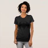 Bat Black The MUSEUM Zazzle Geschenke T-Shirt (Vorne ganz)