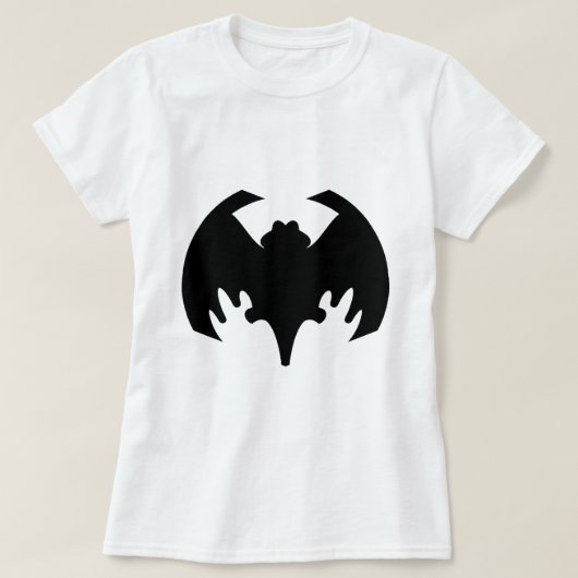 Bat Black The MUSEUM Zazzle Geschenke T-Shirt (Design vorne)