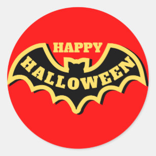 - "Bat Blaze" Runder Aufkleber