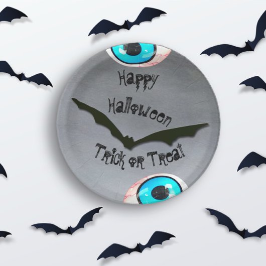 Bat Blood Shot Eyeballs Smokey Road Pappteller