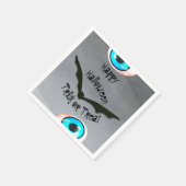 Bat Blood Shot Eyeballs Smokey Road Serviette (Ecke)