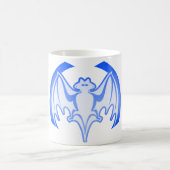 Bat Blue Inv MUSEUM Zazzle Geschenke Kaffeetasse (Mittel)