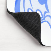 Bat Blue Inv MUSEUM Zazzle Geschenke Mousepad (Ecke)