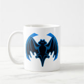 Bat Blue The MUSEUM Zazzle Geschenke Kaffeetasse (Links)