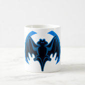 Bat Blue The MUSEUM Zazzle Geschenke Kaffeetasse (Mittel)