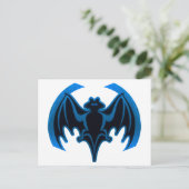 Bat Blue The MUSEUM Zazzle Geschenke Postkarte (Stehend Vorderseite)