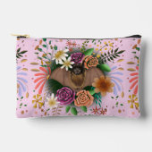 Bat-Blume Botanisch-florale Zubehörtasche (Vorderseite)