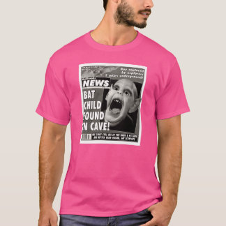 Bat Boy Vintage Retro Supermarkt-Tabloid Titelseit T-Shirt
