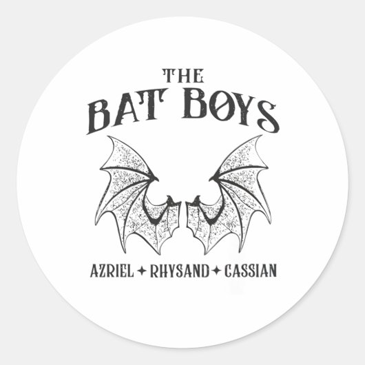Bat Boys Acotar Design Sticker (Vorderseite)