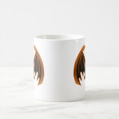 Bat Brown The MUSEUM Zazzle Geschenke Kaffeetasse (Mittel)