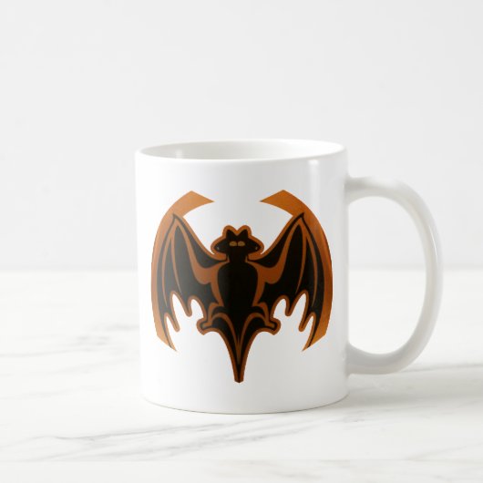 Bat Brown The MUSEUM Zazzle Geschenke Kaffeetasse (Rechts)