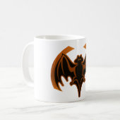 Bat Brown The MUSEUM Zazzle Geschenke Kaffeetasse (Vorderseite Links)