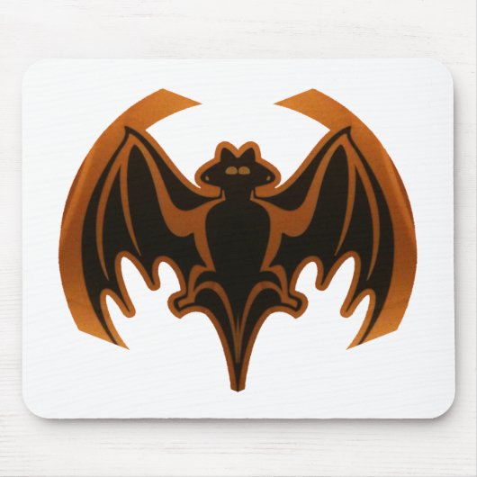 Bat Brown The MUSEUM Zazzle Geschenke Mousepad (Vorne)