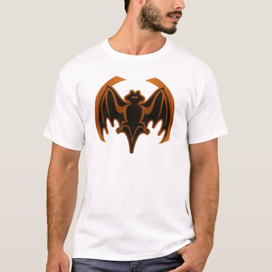 Bat Brown The MUSEUM Zazzle Geschenke T-Shirt (Vorderseite)