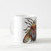 Bat Bug Insect 300824IREF203 - Watercolor Kaffeetasse (Vorderseite Links)