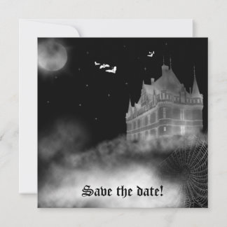 Bat Castle Vampire Goth Hochzeit Einladung