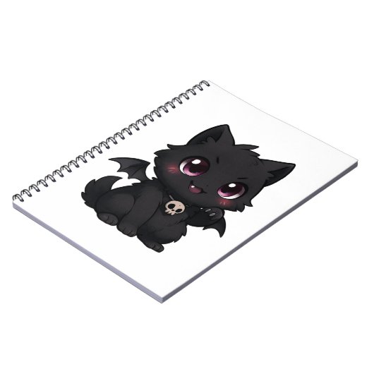 - "Bat Cat Blaze" Notizblock (Linke Seite)