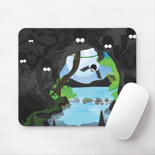 Bat Cave Mousepad (Mit Mouse)