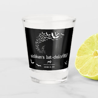 Bat-chelorette Halloween Thema Junggesellinnenabsc Schnapsglas