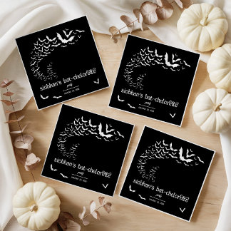 Bat-chelorette Halloween Thema Junggesellinnenabsc Serviette