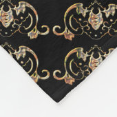 Bat Chinese Symbol Fleece Blanket (Ecke)