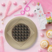 Bat Chinese Symbol Paper Plates Pappteller (Party)