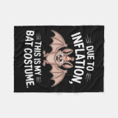 Bat Costume T-shirt_3.png Fleecedecke (Vorderseite (Horizontal))