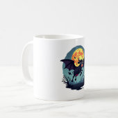 Bat Cow um Mitternacht Kaffeetasse (Vorderseite Links)