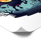 Bat Cow um Mitternacht Poster (Ecke)