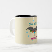 Bat Craving Lollipops - Du wirst mein sein | Name  Zweifarbige Tasse (Vorderseite Links)