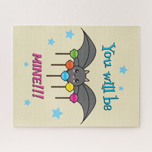 Bat Craving Lollipops - You Will Be Mine Puzzle (Horizontal)
