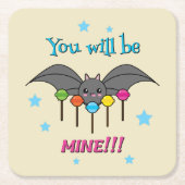 Bat Craving Lollipops - You Will Be Mine Rechteckiger Pappuntersetzer (Vorderseite)