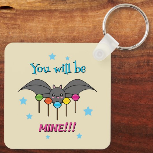 Bat Craving Lollipops - You Will Be Mine Schlüsselanhänger (Rückseite)