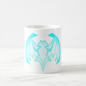 Bat Cyan Inv the MUSEUM Zazzle Geschenke Kaffeetasse (Mittel)