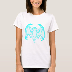 Bat Cyan Inv the MUSEUM Zazzle Geschenke T-Shirt