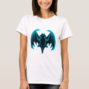 Bat Cyan The MUSEUM Zazzle Geschenke T-Shirt