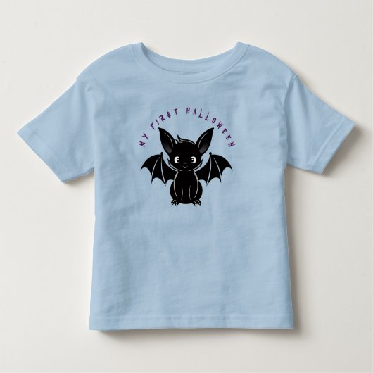 Bat d’Halloween Kleinkind T-shirt (Vorderseite)