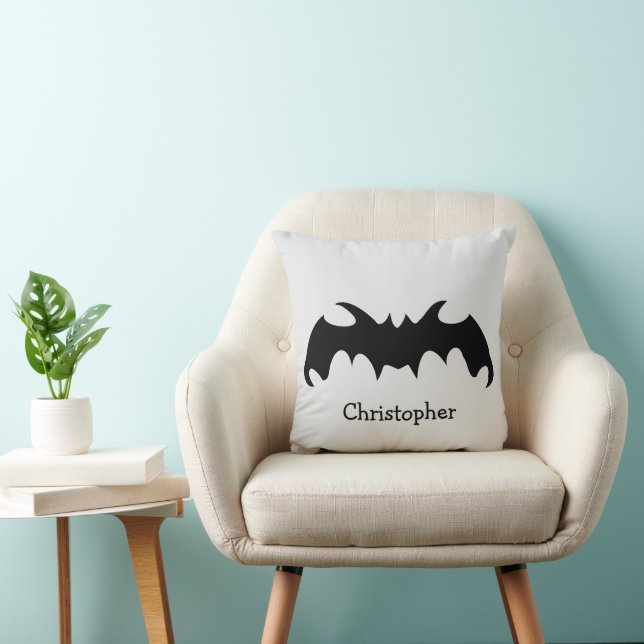 Bat Design Personalised Kissen (Stuhl )