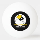 Bat Design, Tischtennis Club Tischtennisball (Rückseite)