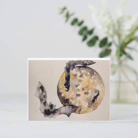 Bat Dreams Postkarte (Stehend Vorderseite)